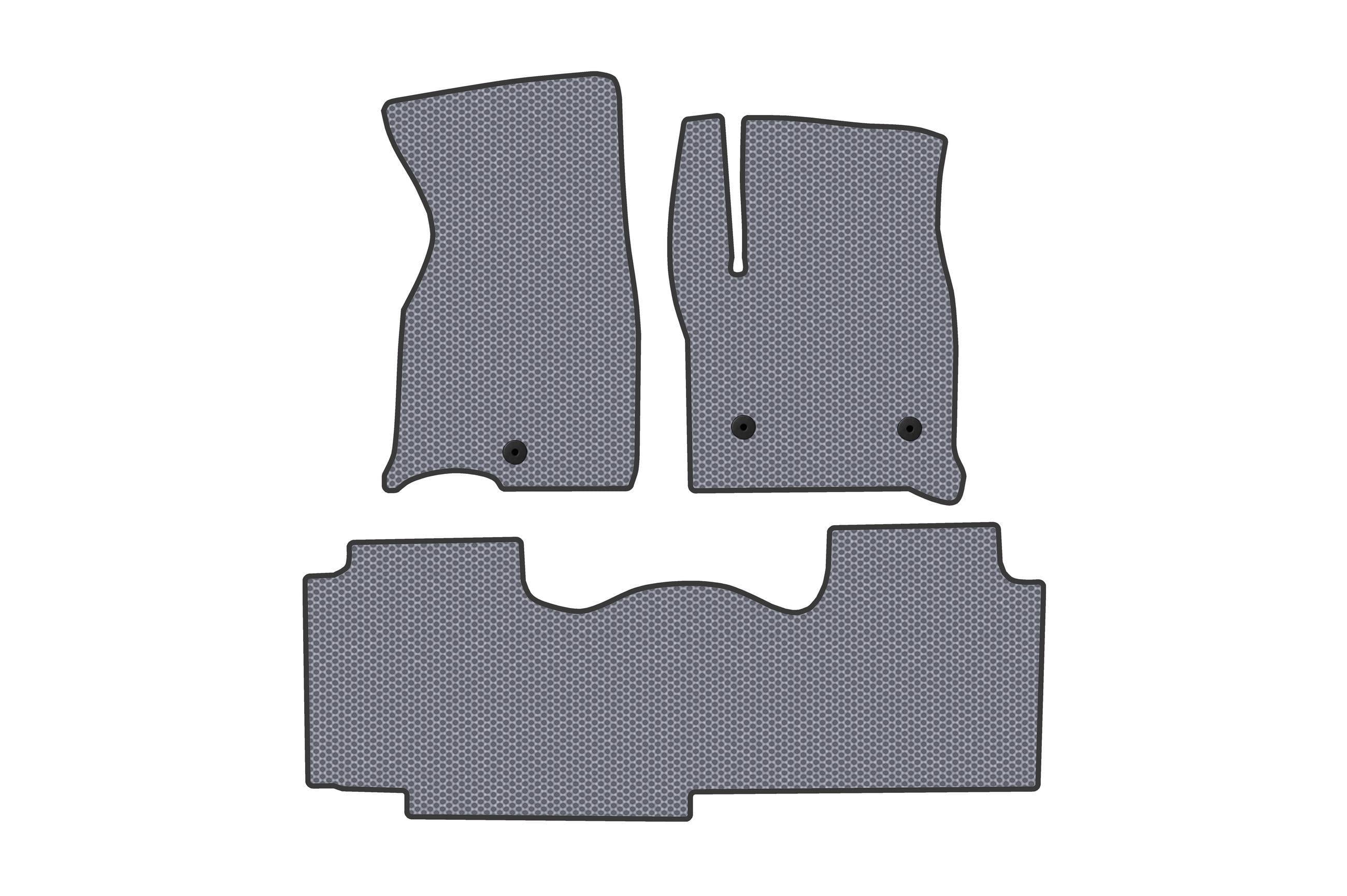 Коврики резиновые Digital Designs Carsuit 2 ряда для Chevrolet Tahoe 2020- г. Серый (185185)