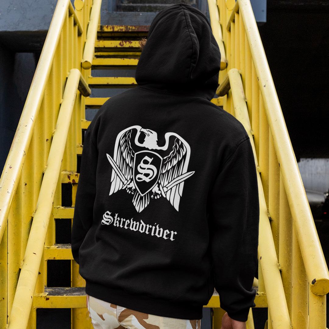 ᐉ Худі флісовий унісекс Skrewdriver Logo 2XL Чорний (0000014686