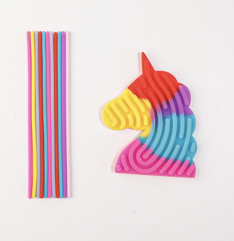 Антистресс доска развивающая Единорог сенсорная силиконовая (24656215) Антистресс доска развивающая Единорог сенсорная силиконовая (24656215)