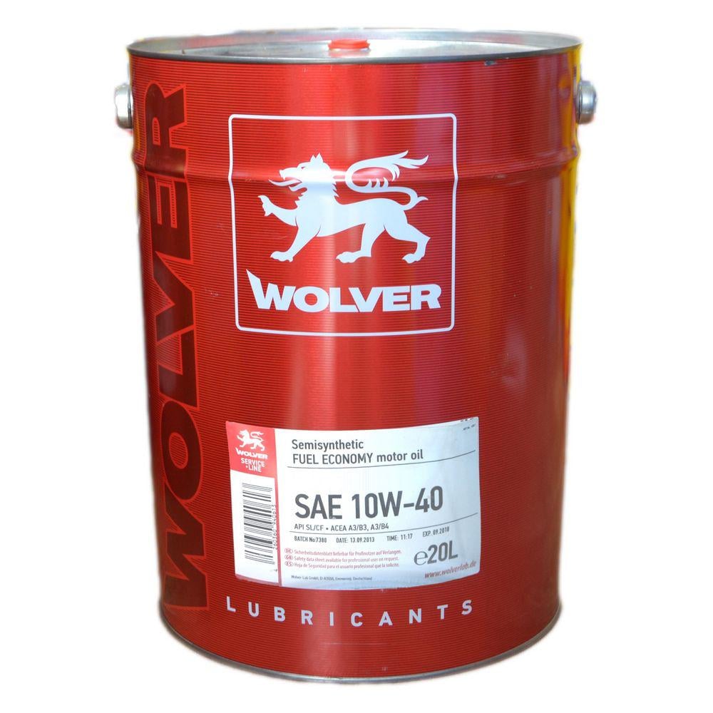 Моторне мастило автомобільне Wolver Super Traffic 10W-40 20 л (26264)