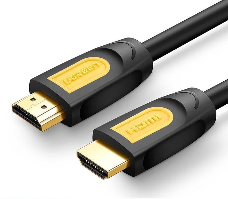 Кабель видео Ugreen HDMI 2,0 4K 3D 0,75 м Black/Yellow (HD101)