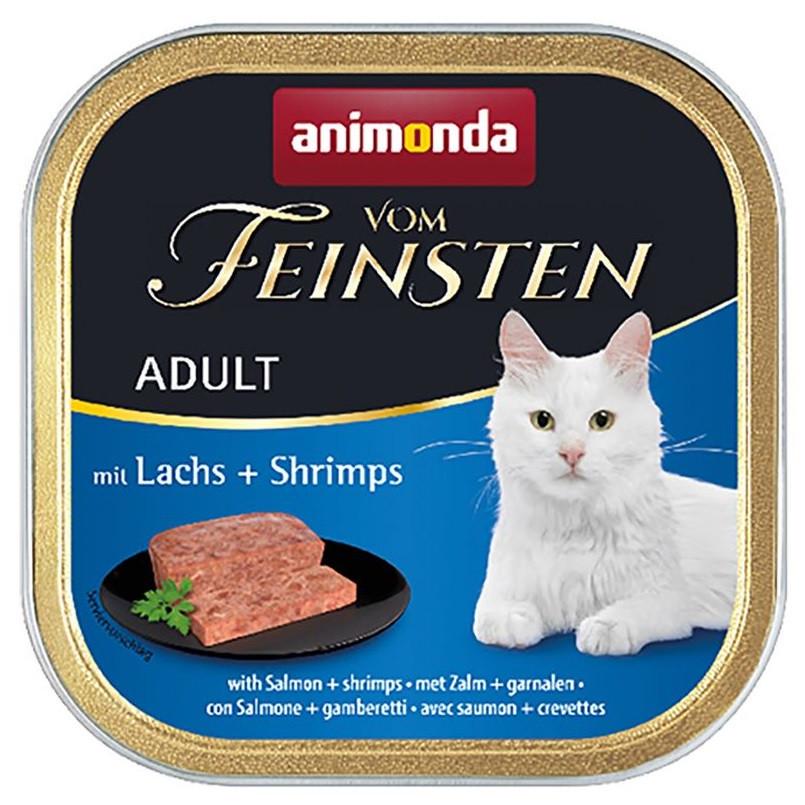 Корм влажный для кошек Animonda Vom Feinsten with Salmon/Shrimps с лососем и креветками 100 г (1830807814)