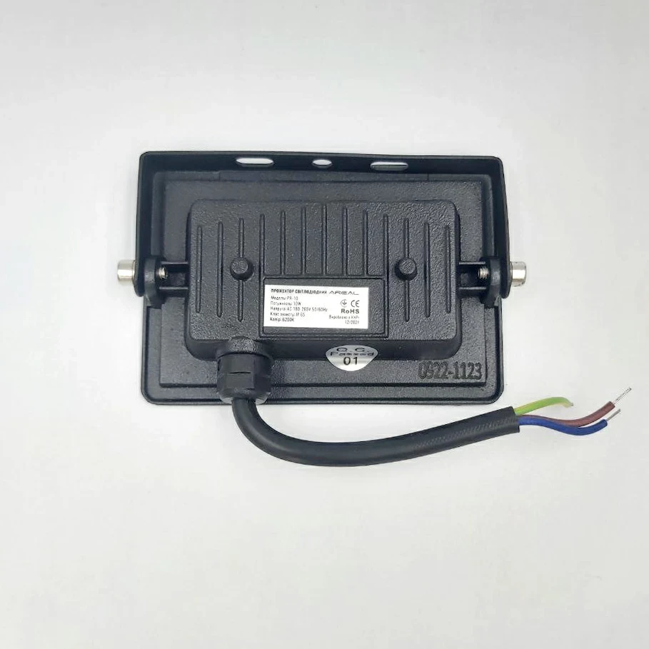 Прожектор світлодіодний AREAL PR-10W 6200К 220 V IP65 - фото 2 Прожектор світлодіодний AREAL PR-10W 6200К 220 V IP65 - фото 2
