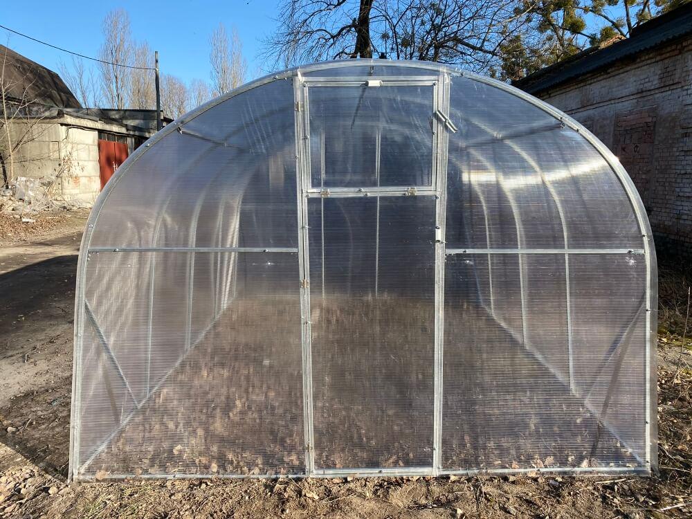 Теплиця Веган 3x4 із оцинкованої квадратної труби з полікарбонатом 4 мм - фото 9