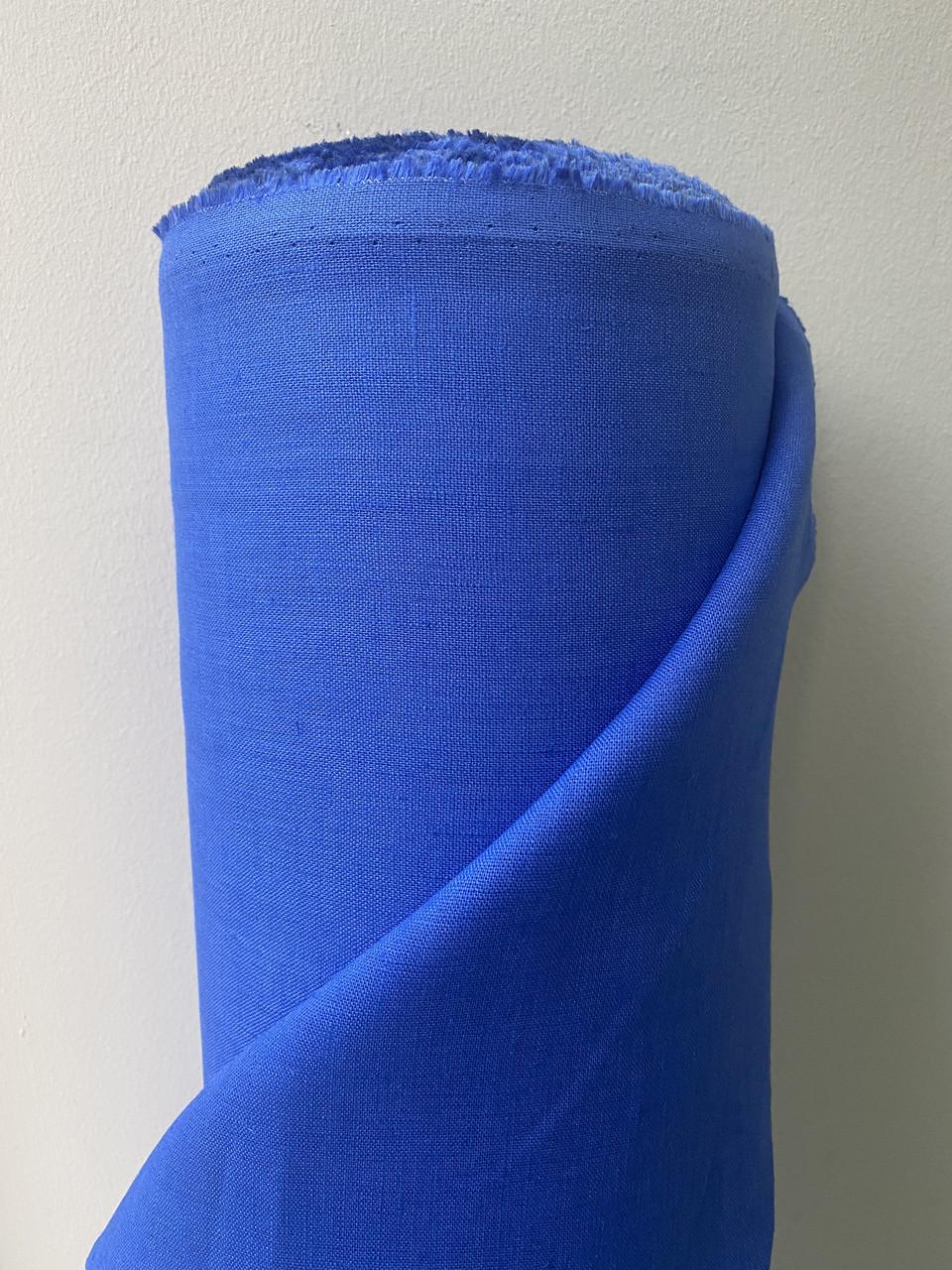 Тканина LINEN PLUS 100% льон 143 см 1561/572 Електрик - фото 3 Тканина LINEN PLUS 100% льон 143 см 1561/572 Електрик - фото 3