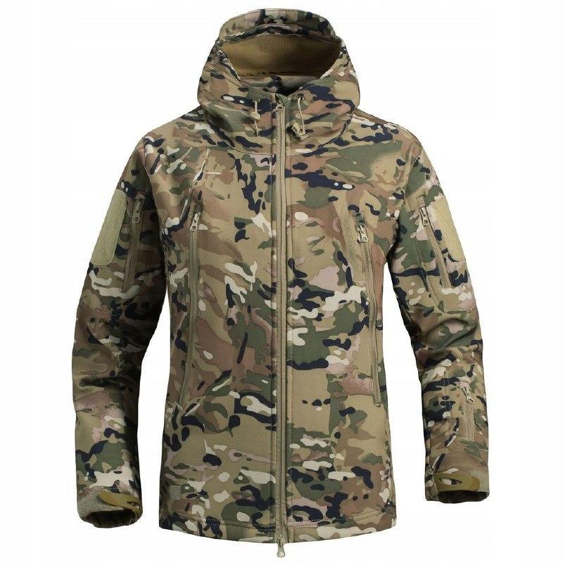 Куртка тактическая Softshell с флисовой подкладкой M Мультикам (1762306563)