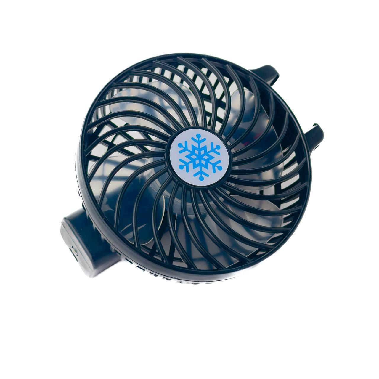 Вентилятор портативний Handy Mini Fan d 10 см Чорний (23093343) - фото 5