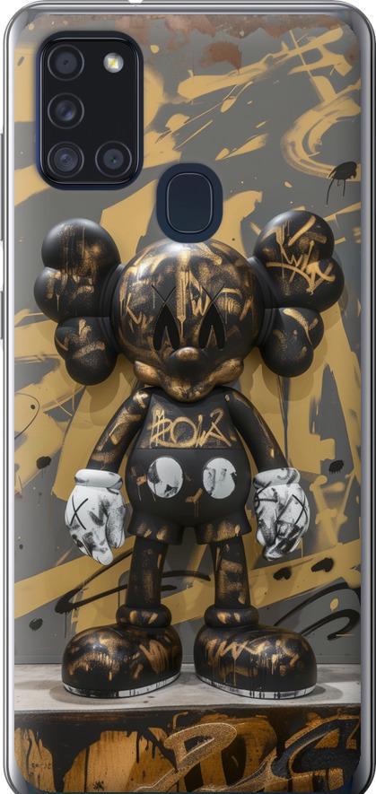 Чехол на Samsung Galaxy A21s A217F Bronze kaws (6097t-1943-42517)