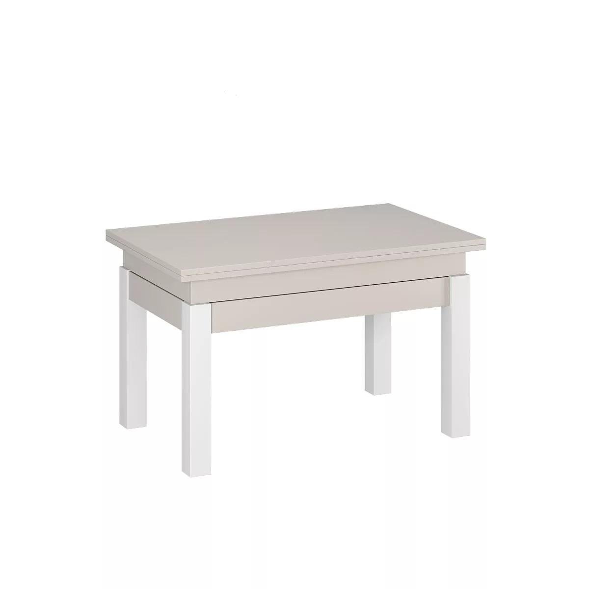 Журнальний стіл-трансформер Art in Нead B-Fly ламінована ДСП/дерево Кашемір/Білий діамант (TB09141400110)