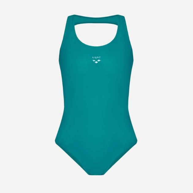 Купальник суцільний жіночий Arena Solid O Back Swimsuit р. 40 Зелений (005911-600)