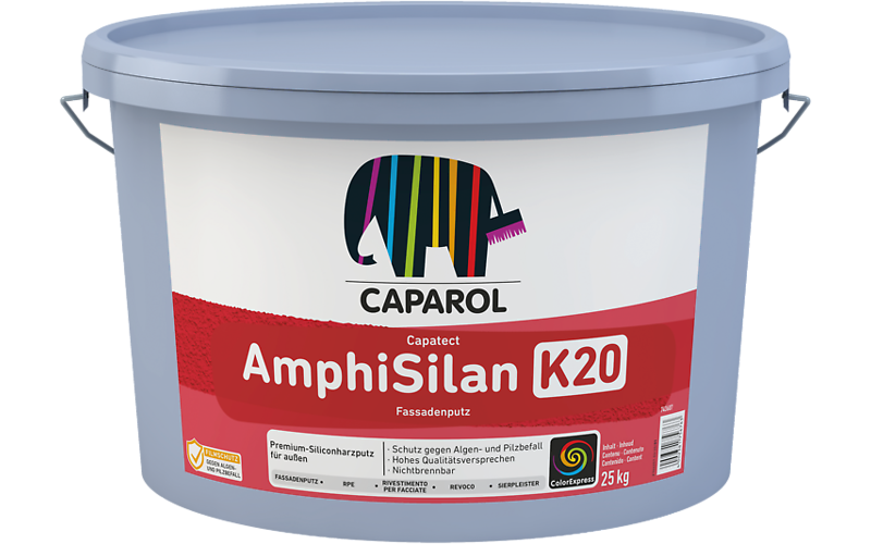 Штукатурка структурная Caparol Amphisilan-Fassadenputz K20 25 кг