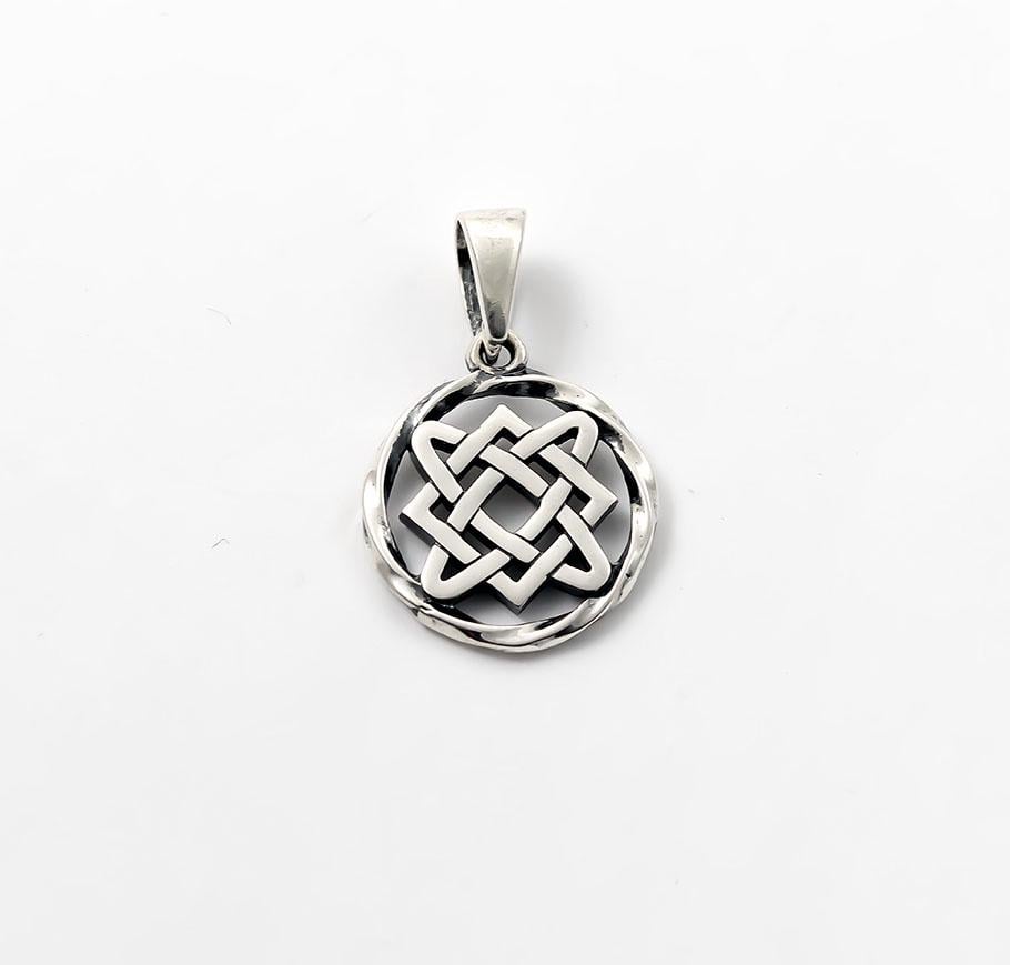 Подвеска оберег Maxi Silver 7028 Звезда строя богородицы (87028)