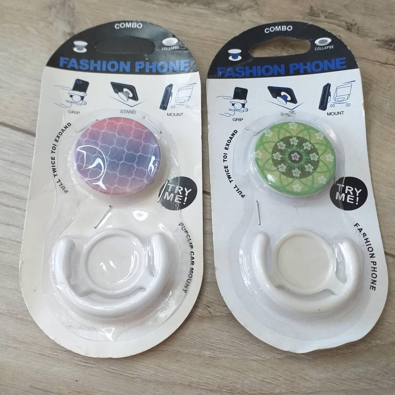 Попсокет держатель Fashion для 3D Combo 2 шт./1 уп. Белый (KG-10890) Попсокет держатель Fashion для 3D Combo 2 шт./1 уп. Белый (KG-10890)