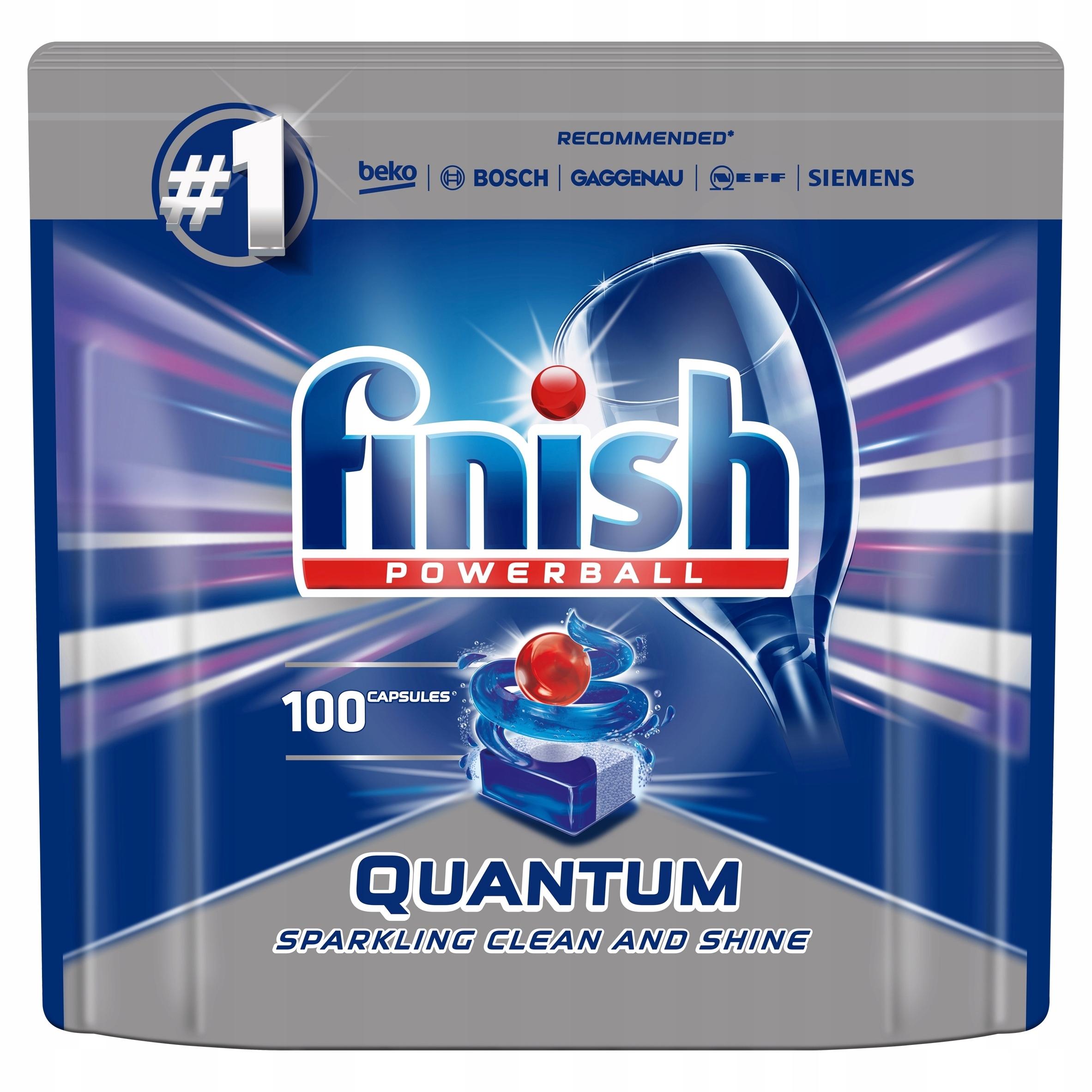 Пігулки для посудомийних машин Finish Quantum MAX 100 шт. (8288143)