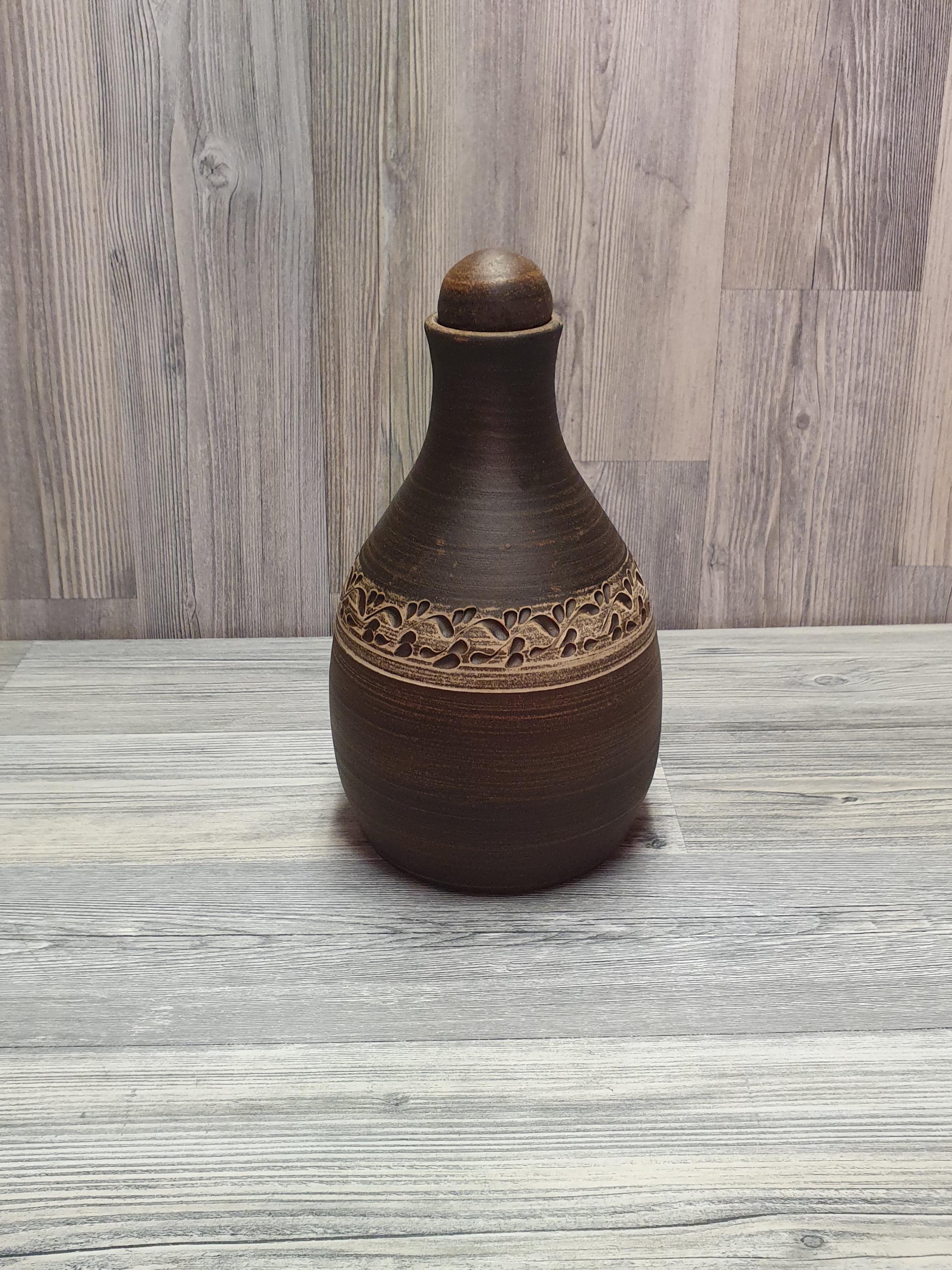 Штоф из красной глины (5142) - фото 3 Штоф из красной глины (5142) - фото 3