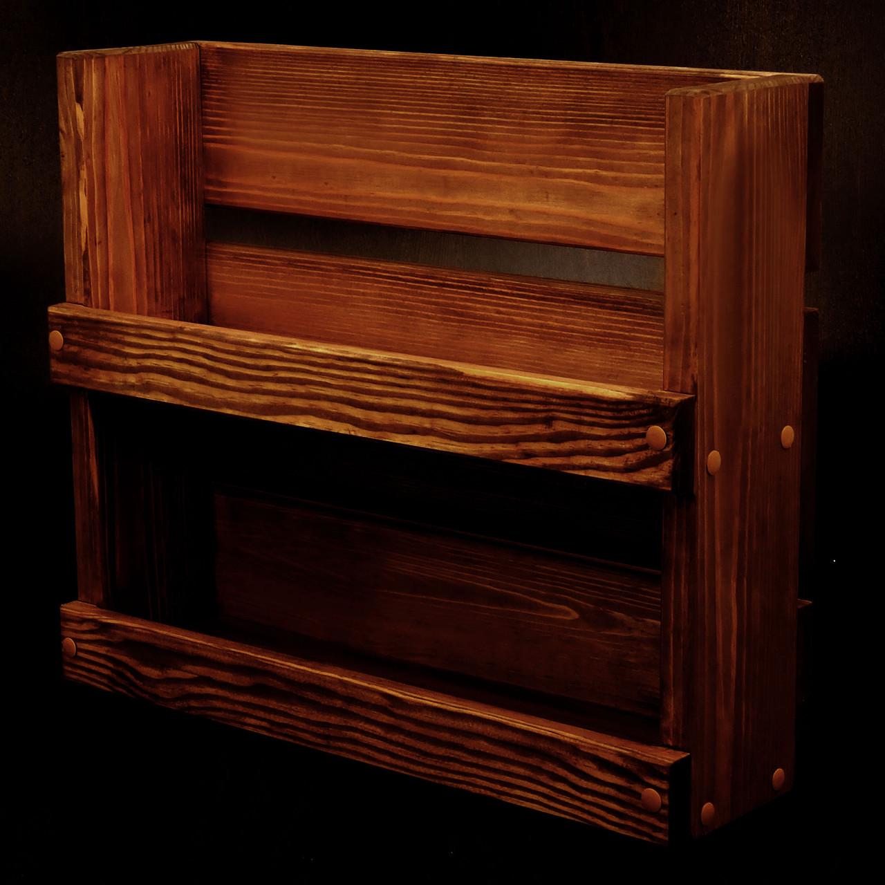 Полка для ванной из дерева Виттен 45 Латте (ВНП/452116)