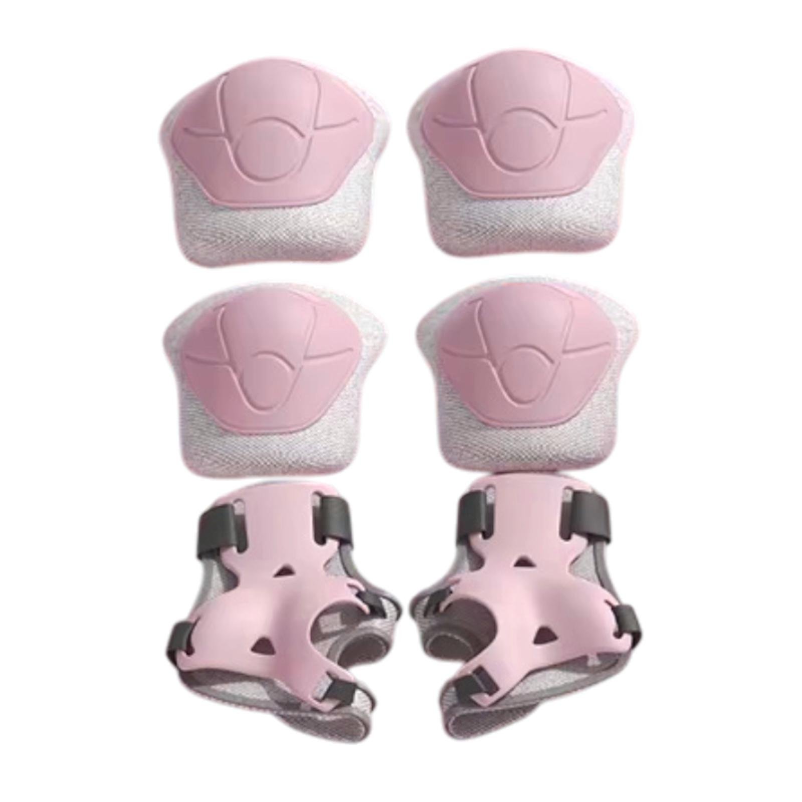 Комплект детской защиты для роликов и велосипеда спортивные XUNTING TP-0220 Розовый (XT-ТТ0220-6879)