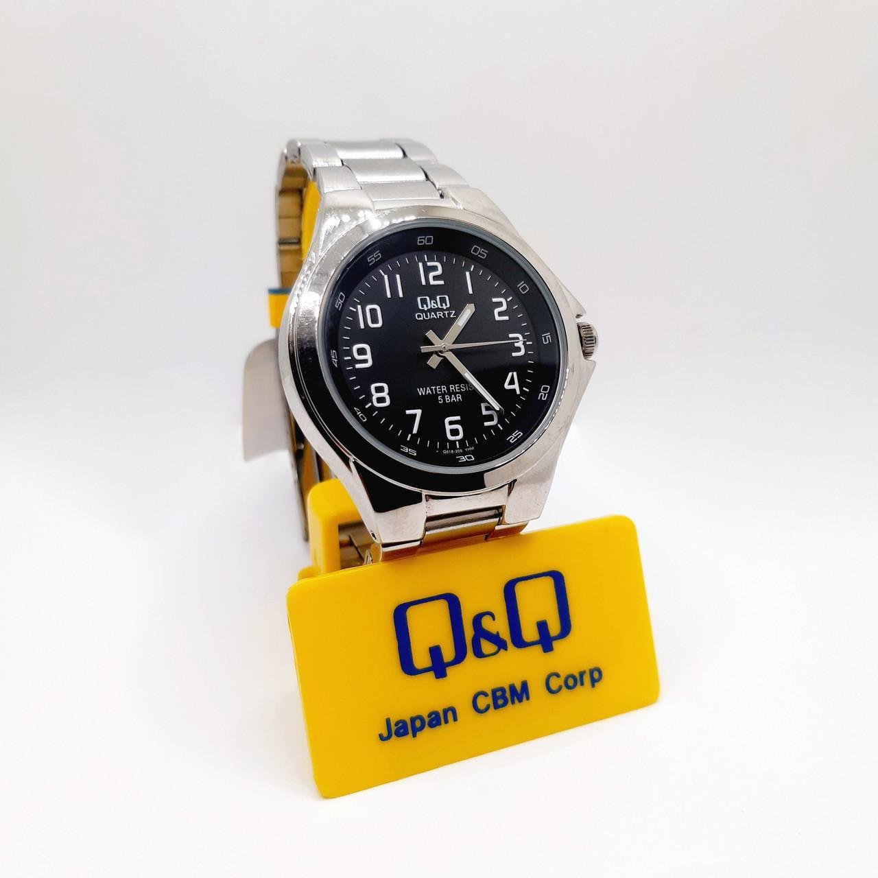 Наручные часы мужские Q&Q кварцевый металлический ремешок (Q618-205Y) Наручные часы мужские Q&Q кварцевый металлический ремешок (Q618-205Y)