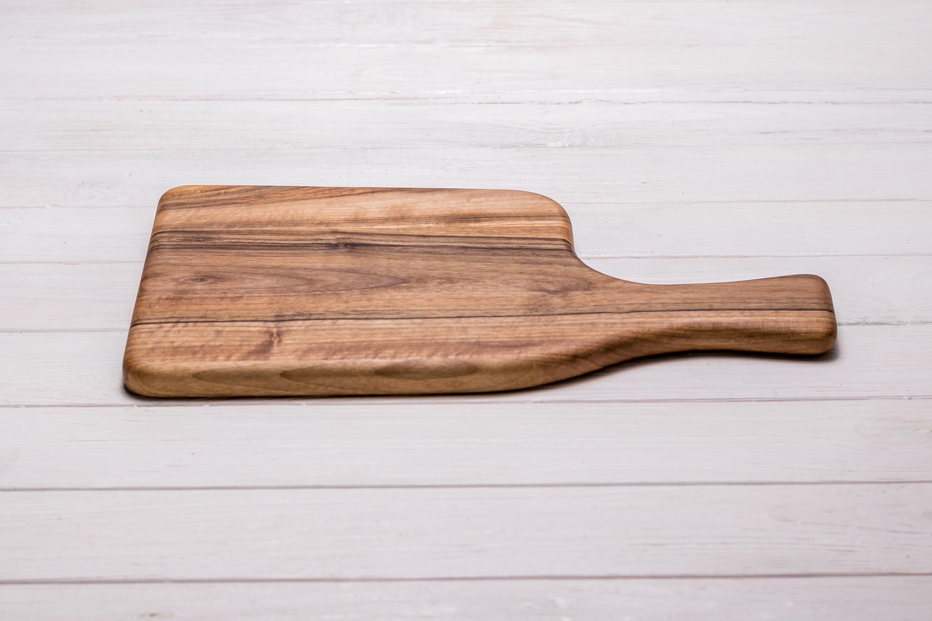 Доска кухонная разделочная EcoWalnut Колун из древесины ореха L (EK-5.2)