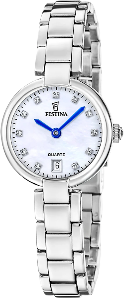 Наручные часы женские Festina F20784/1 Mademoiselle со стальным корпусом WR 50 м и перламутровым циферблатом