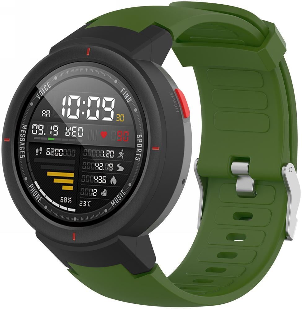 Ремінець Jsota для Amazfit Verge силіконовий Khaki (14630)