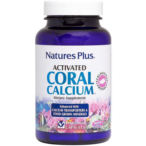 Витаминно-минеральный комплекс Nature's Plus Coral Calcium 90 Veg Caps (NTP3723)