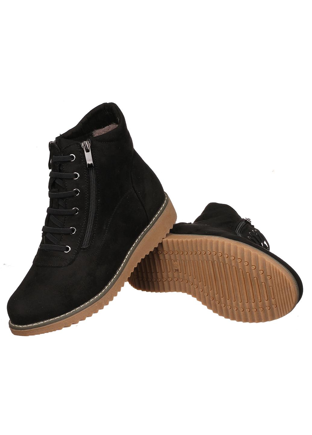 Ботинки женские Башили 1287-62-12 искусственная замша р. 39 Черный (10006) - фото 2 Ботинки женские Башили 1287-62-12 искусственная замша р. 39 Черный (10006) - фото 2