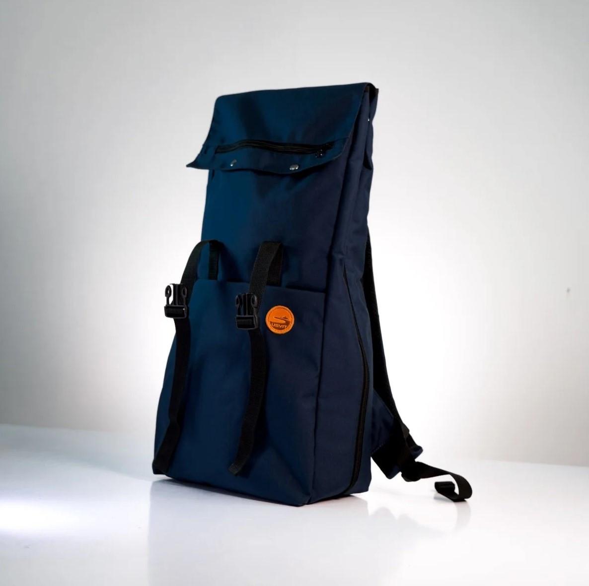 Рюкзак-ролл трансформер travel bag USVIT Companion 16-35 л Синий