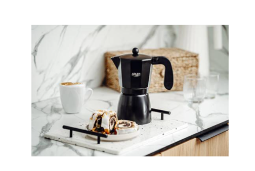 Кофеварка гейзерная Adler алюминиевая на 9 порций 520 мл (AD 4420) - фото 8 Кофеварка гейзерная Adler алюминиевая на 9 порций 520 мл (AD 4420) - фото 8