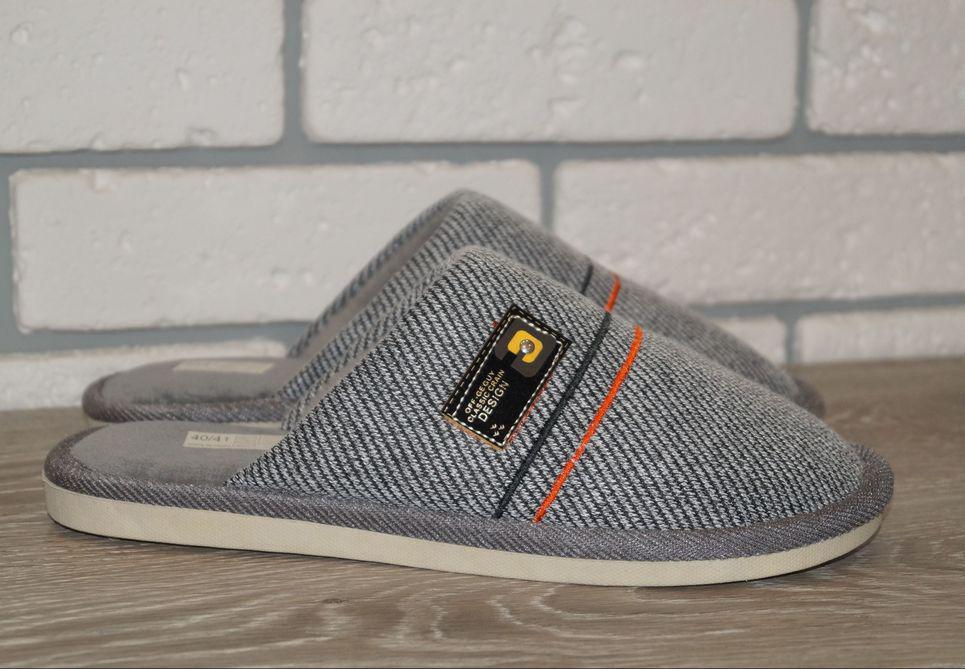 Тапочки комнатные Deshman р. 42/43 26 см Серый (31020-4243)