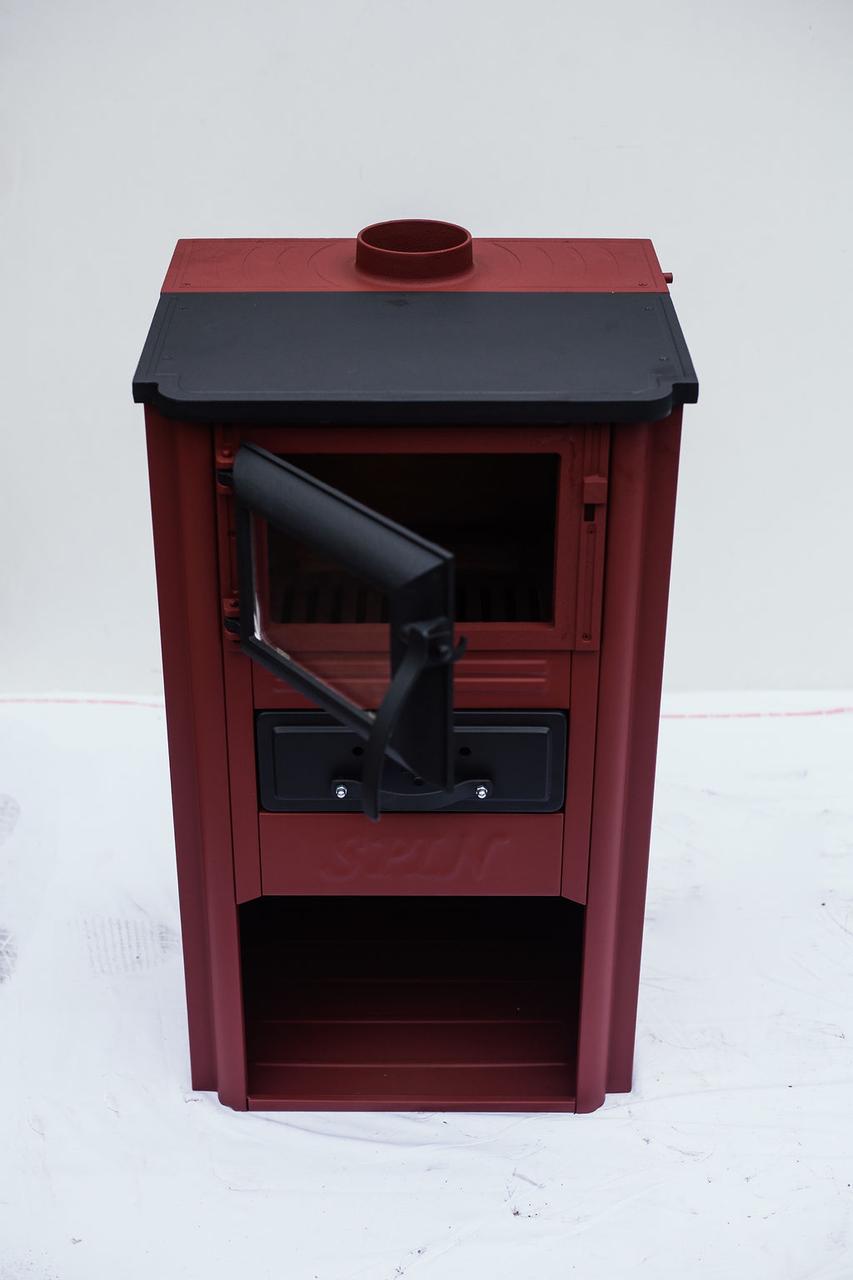 Піч-камін опалювальна дров'яна із конвекційними каналами Spin PLAMENA 7 кВт Червоний (CNT00007708) - фото 3 Піч-камін опалювальна дров'яна із конвекційними каналами Spin PLAMENA 7 кВт Червоний (CNT00007708) - фото 3