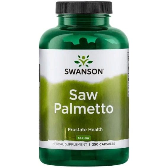 Экстракты ягод сереноа Swanson Saw Palmetto 540 мг 250 Caps (SWA-01910)
