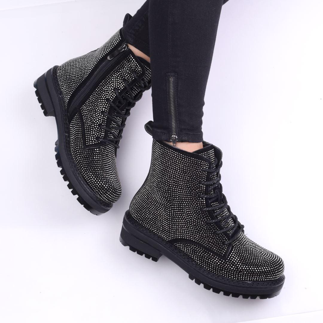 Ботинки женские на шнуровке 333946 р. 36 23,5 см