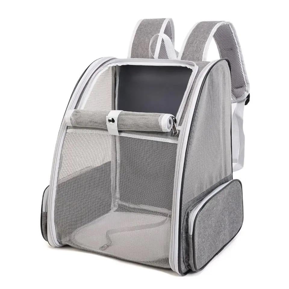 Рюкзак для переноски домашних питомцев CosmoPet CP-42 41х28х35 см Grey (3_06410) Рюкзак для переноски домашних питомцев CosmoPet CP-42 41х28х35 см Grey (3_06410)