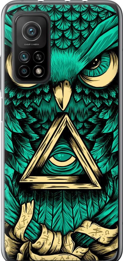 Чехол на Xiaomi Mi 10T Pro Сова Арт-тату (3971u-2679-42517)