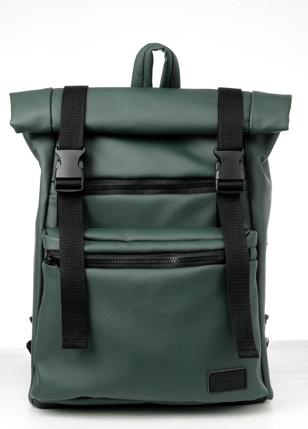 Рюкзак ролл Sambag унисекс RollTop LTT Зеленый (24238007)