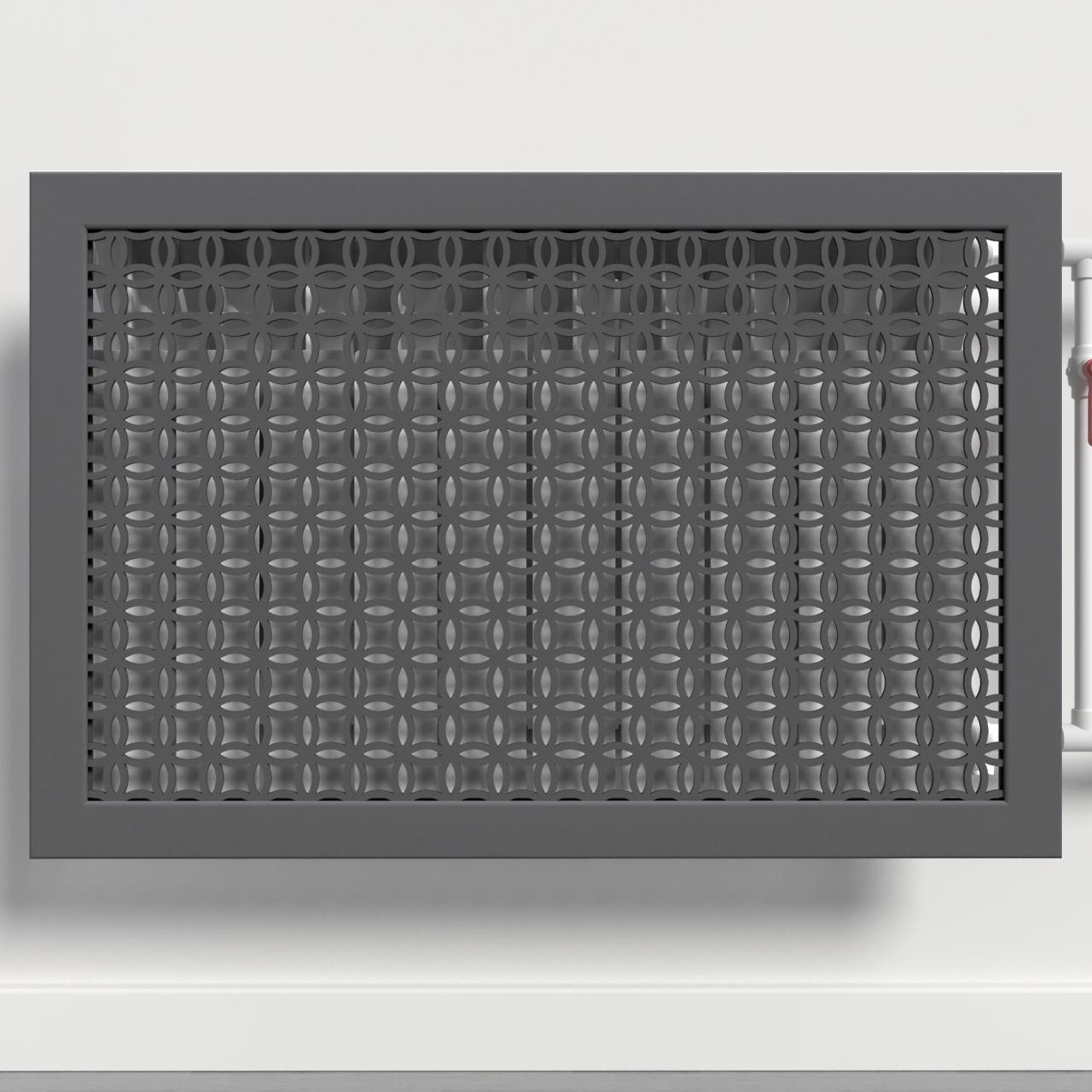 Решетка-экран на батарею SMARTWOOD 900 мм Графит (R20693106)