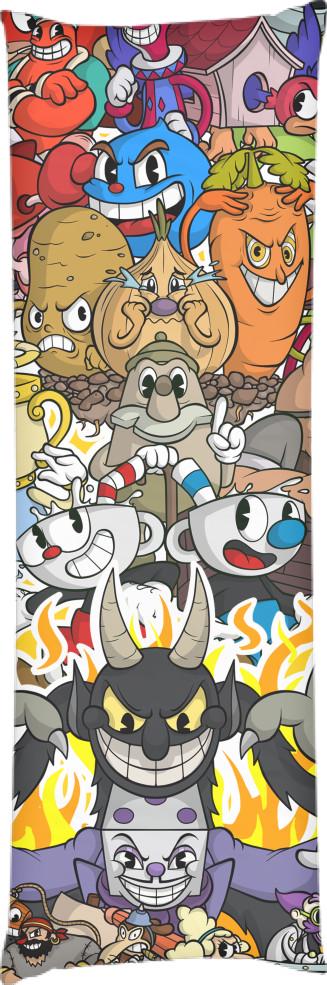 Подушка дакимакура Cuphead 4 60x180 см (14098026) Подушка дакимакура Cuphead 4 60x180 см (14098026)