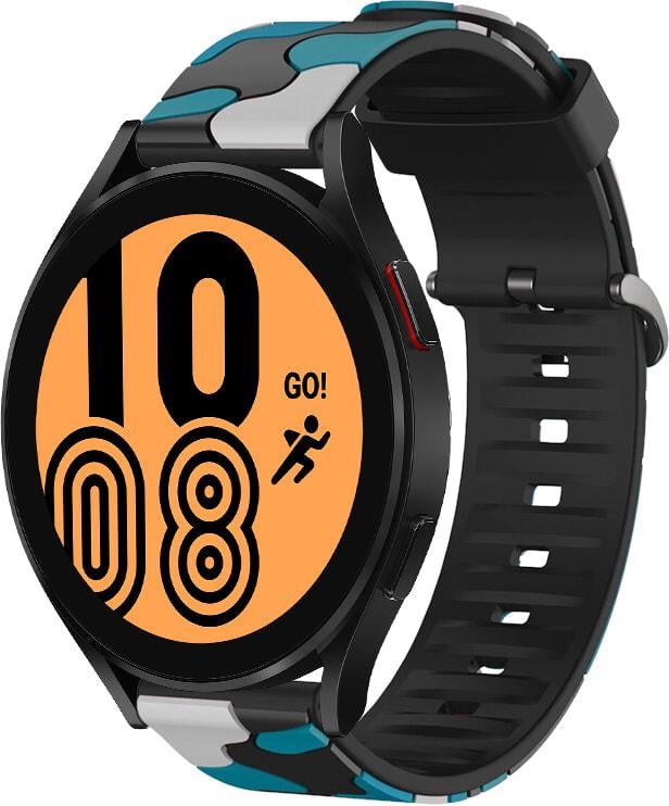 Ремінець Tactic Camouflage для Galaxy Watch 4 44 мм Blue (32910-28)