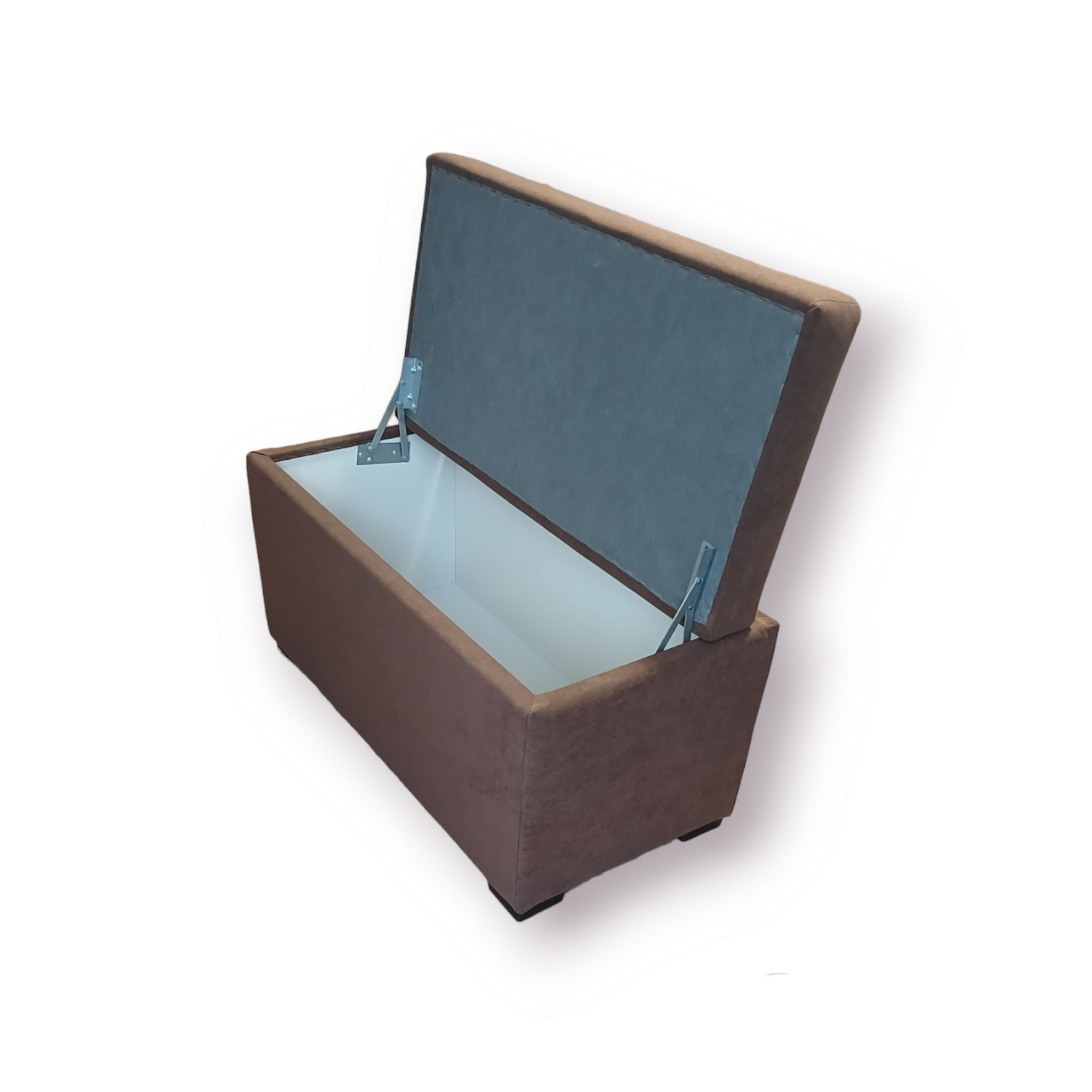 Банкетка з нішею Верона велюр Омега антикіготь 80х40х45 см Коричневий - фото 8 Банкетка з нішею Верона велюр Омега антикіготь 80х40х45 см Коричневий - фото 8