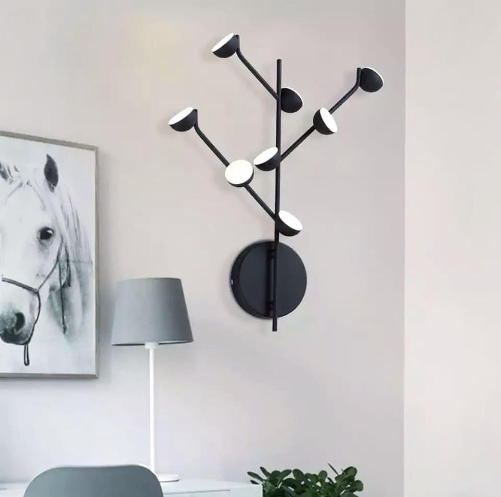 Бра Mantra на 8 плафонов Черный (D 8001-8 BK)