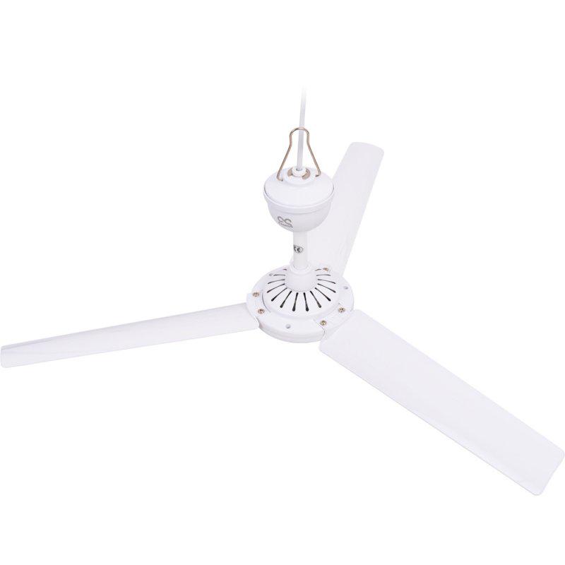Вентилятор стельовий з таймером із пультом дистанційного керування 70 см Білий - фото 5