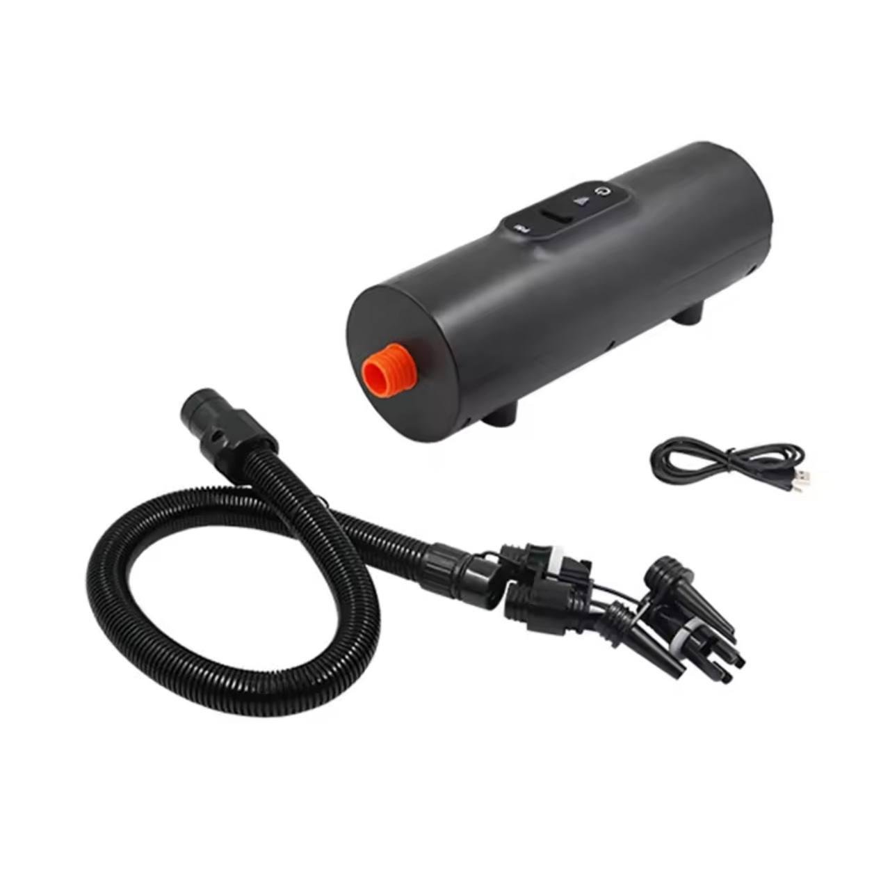 Насос повітряний високого та низького тиску електричний для човнів та SUP дошок (602-018) Насос повітряний високого та низького тиску електричний для човнів та SUP дошок (602-018)