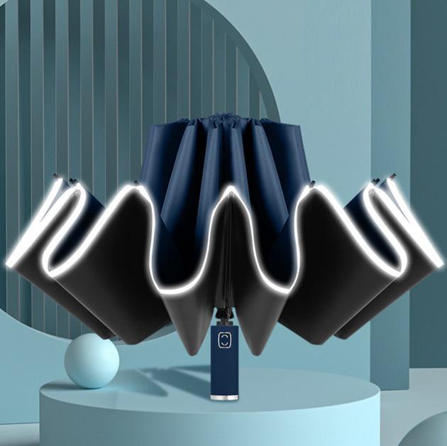 Парасолька складна 18527 64х104 см Синій (5014699) - фото 1