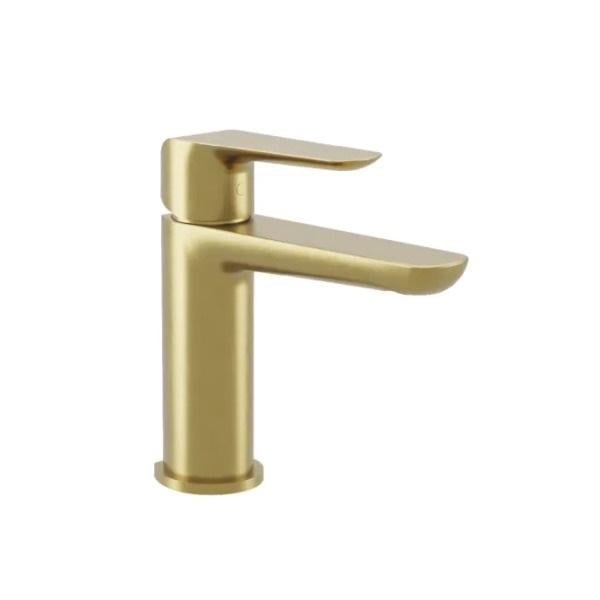 Смеситель для раковины Excellent Clever 2.0 однорычажный Золотой матовый (AREX.4101GB) Смеситель для раковины Excellent Clever 2.0 однорычажный Золотой матовый (AREX.4101GB)