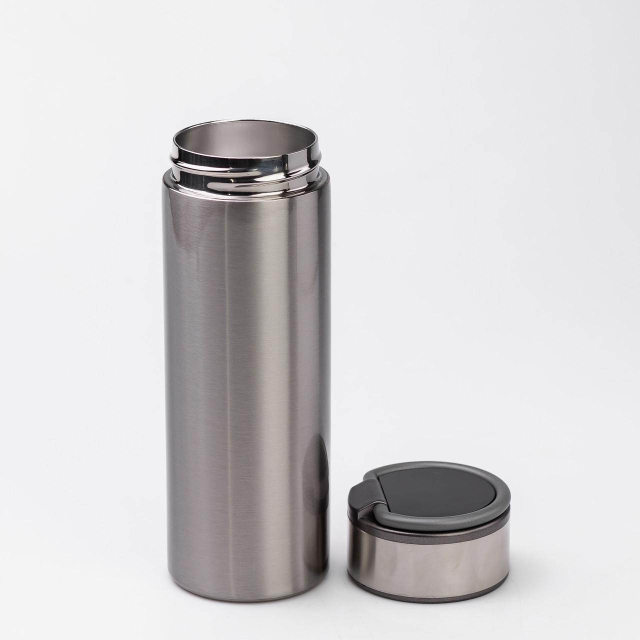 Термос із датчиком температури 530 мл Хром (2431236505) - фото 4 Термос із датчиком температури 530 мл Хром (2431236505) - фото 4