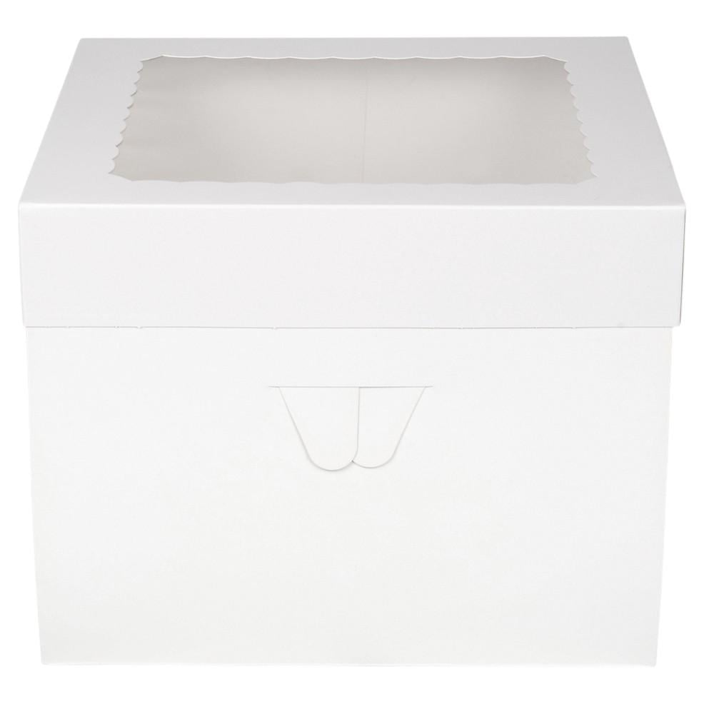 Коробка для торта R37997-8 20,5х20,5х20,5 см Белый с прозрачным (36522126) Коробка для торта R37997-8 20,5х20,5х20,5 см Белый с прозрачным (36522126)