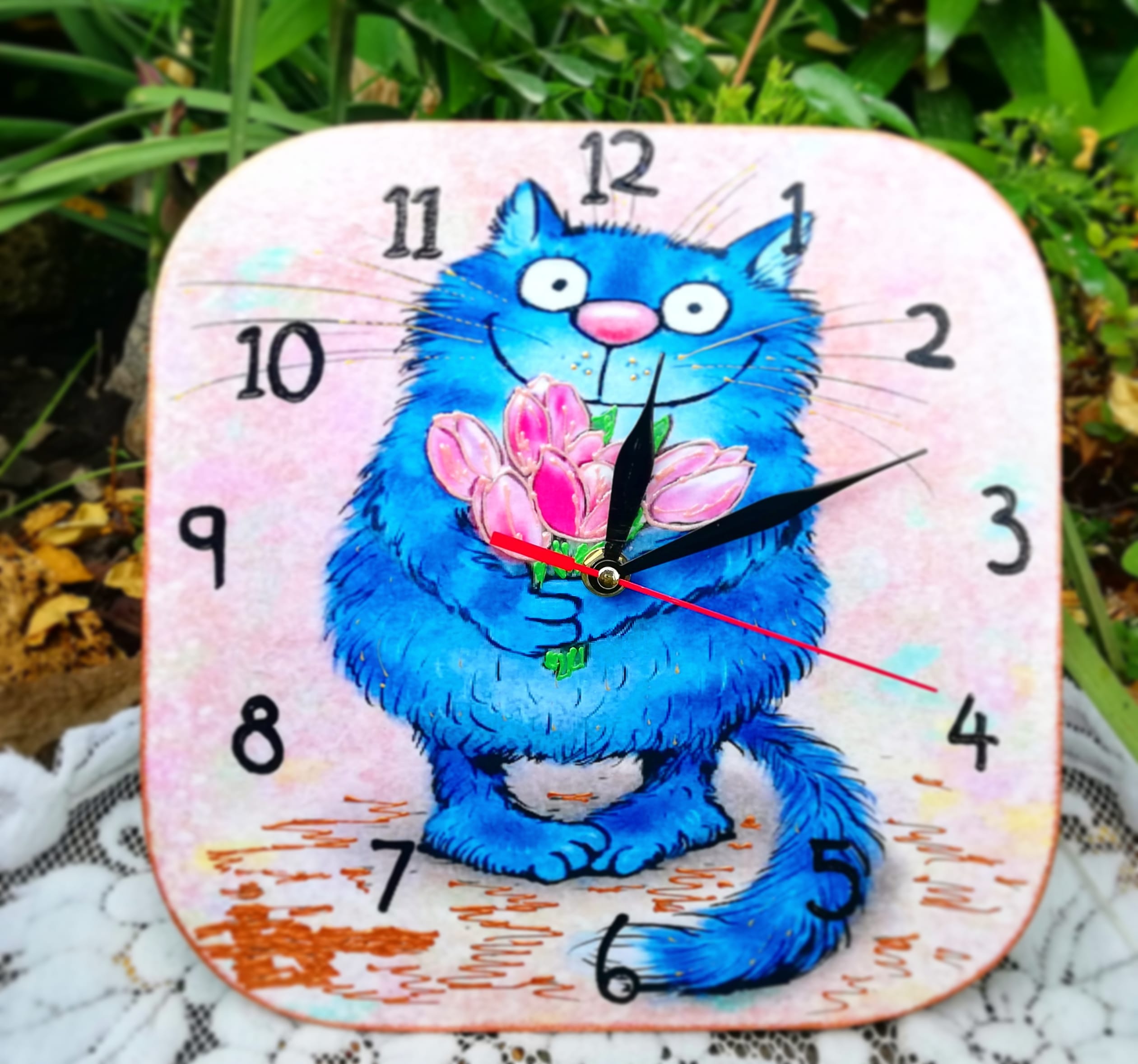 Часы настенные интерьерные Okl Gifts 25х25 см 255