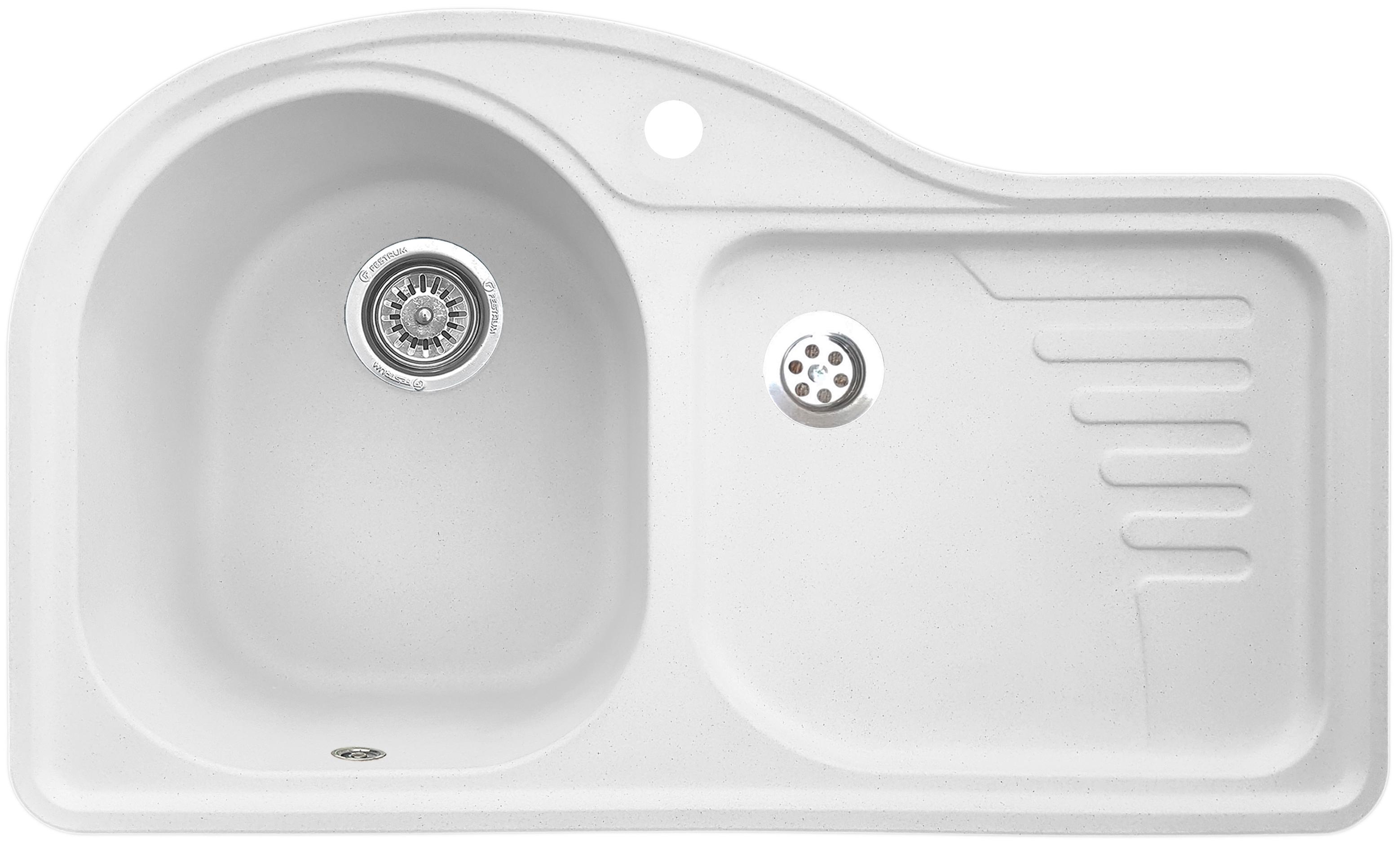 Мойка кухонная Valetti 52R 840x510 мм Белый Мойка кухонная Valetti 52R 840x510 мм Белый