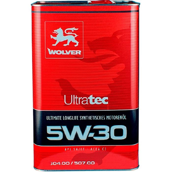 Моторне мастило автомобільне Wolver Ultratec 5W-30 5 л (71918)